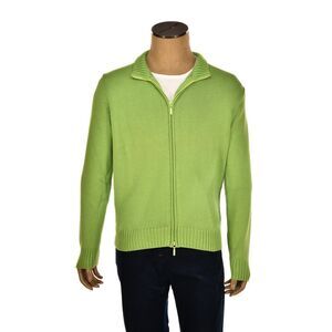 Cruciani Cotton Zip-Up Sweater